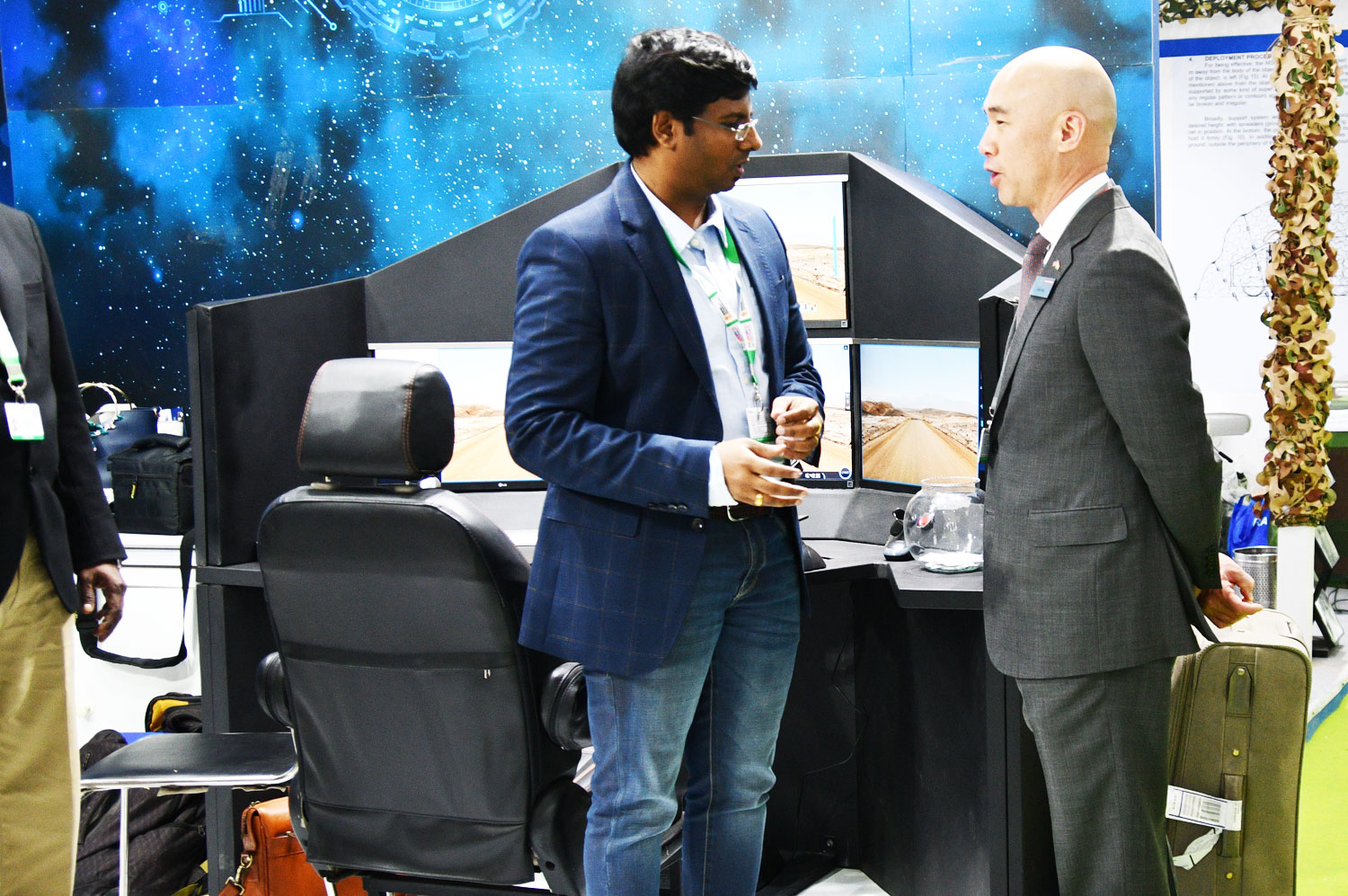 Defence Master India, Displayed their Unmanned Tele-Operated Armoured Vehicle SOORAN and AI NIVATA at DEFEXPO 2020, Lucknow
