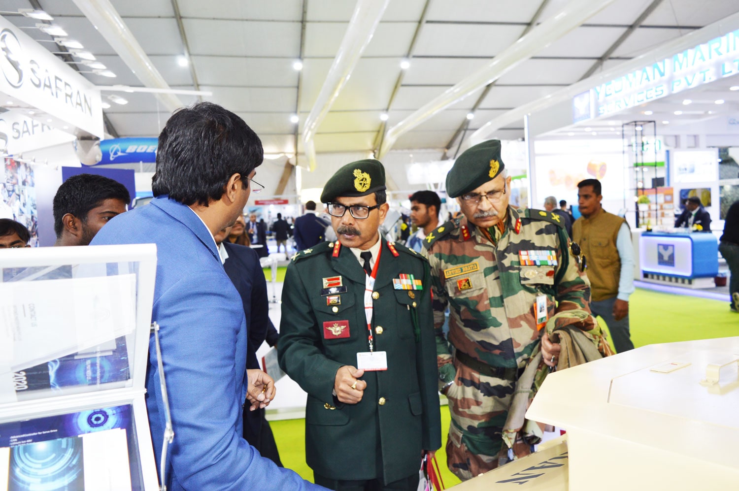 Defence Master India, Displayed their Unmanned Tele-Operated Armoured Vehicle SOORAN and AI NIVATA at DEFEXPO 2020, Lucknow