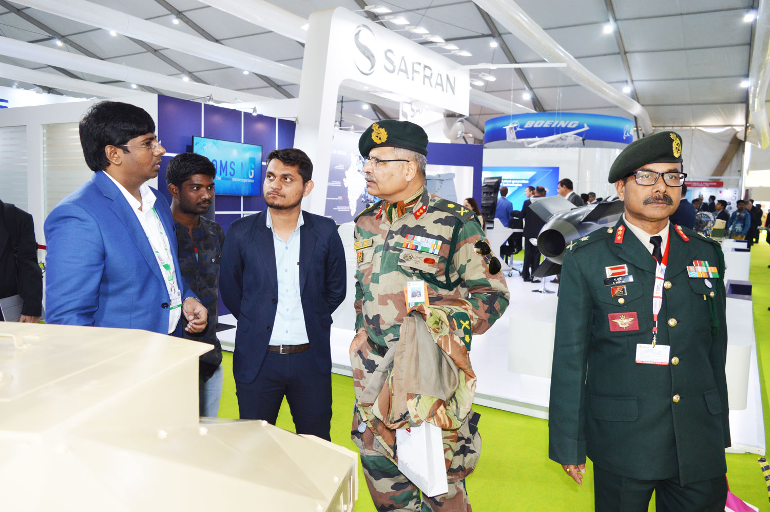 Defence Master India, Displayed their Unmanned Tele-Operated Armoured Vehicle SOORAN and AI NIVATA at DEFEXPO 2020, Lucknow