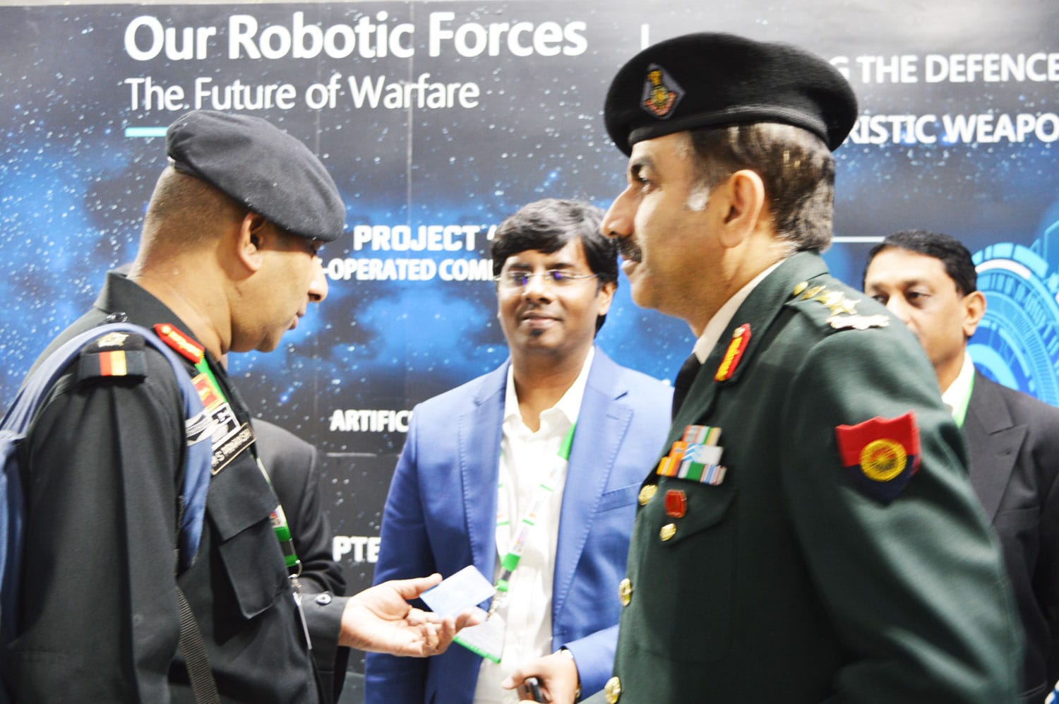 Defence Master India, Displayed their Unmanned Tele-Operated Armoured Vehicle SOORAN and AI NIVATA at DEFEXPO 2020, Lucknow