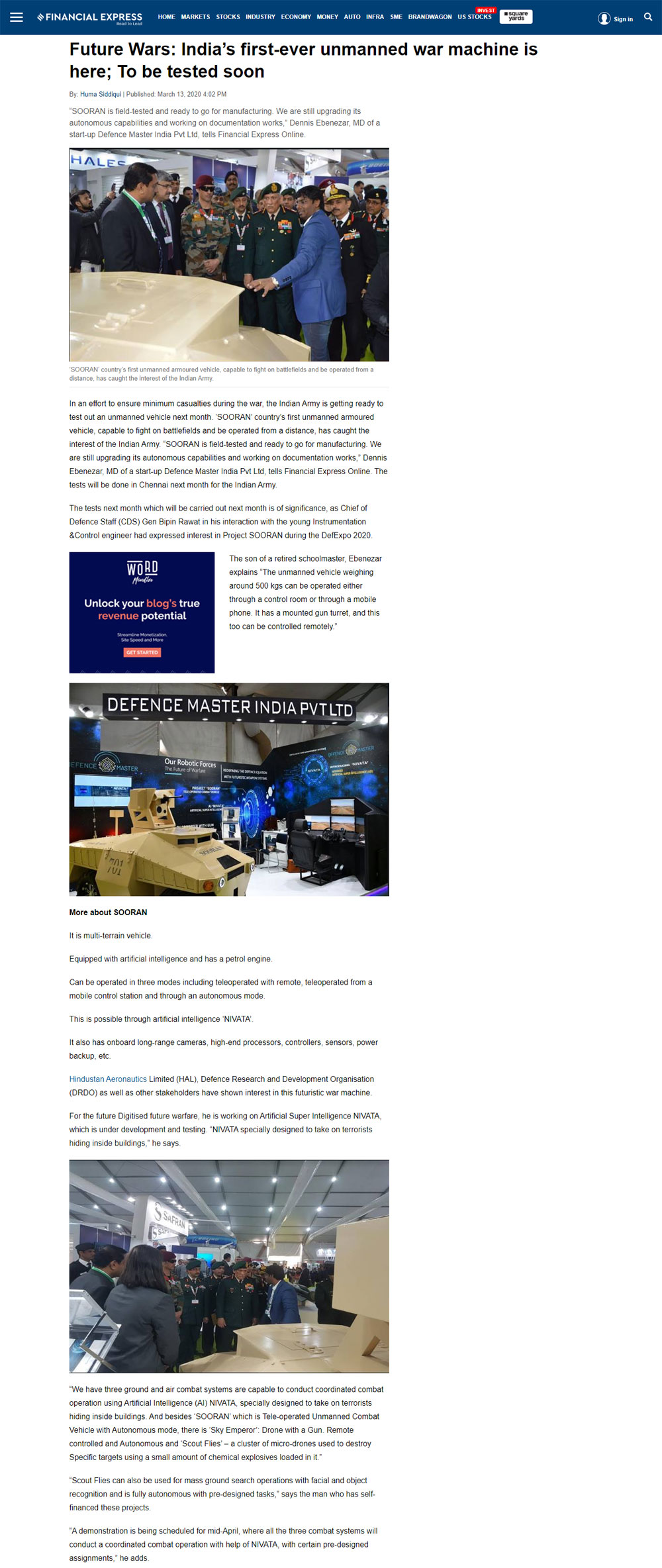 Defence Master India News